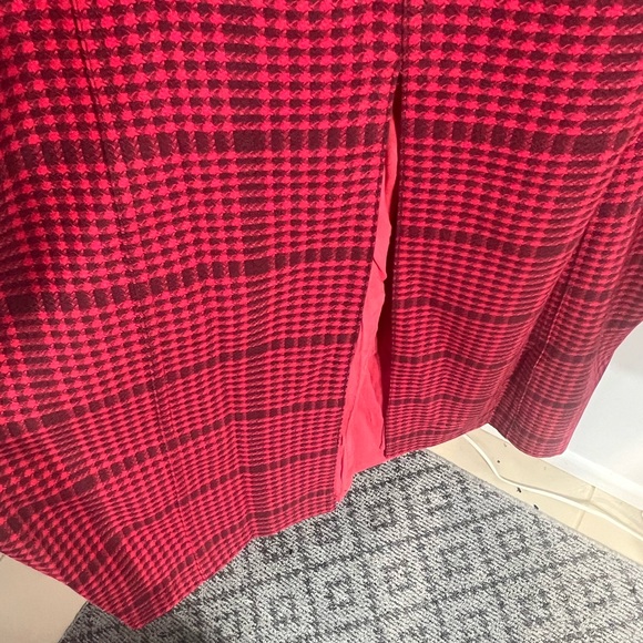 ANTHROPOLOGIE, SZ 8, RED/BLACK, SLEEVELESS, ZIP UP DRESS. NWT - Picture 5 of 11